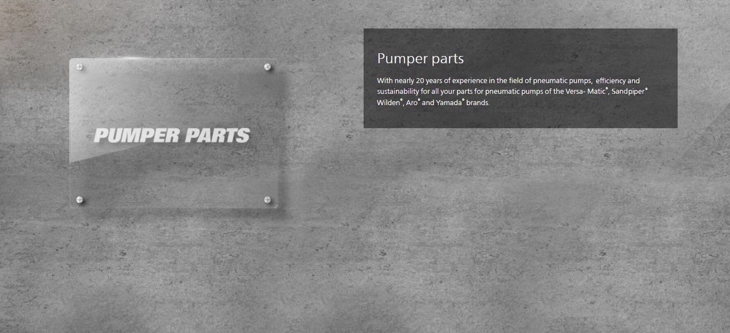 Pumper parts